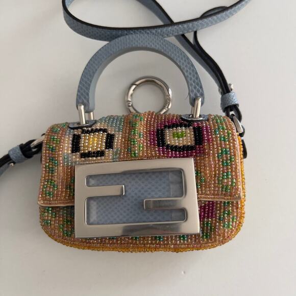 Fendi mini handle beaded bag - Picture 3 of 6